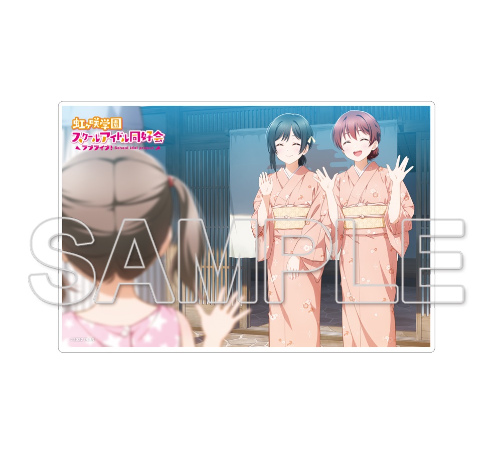 『ラブライブ！虹ヶ咲学園スクールアイドル同好会』ミニアクリルプレート エマ＆栞子[2]