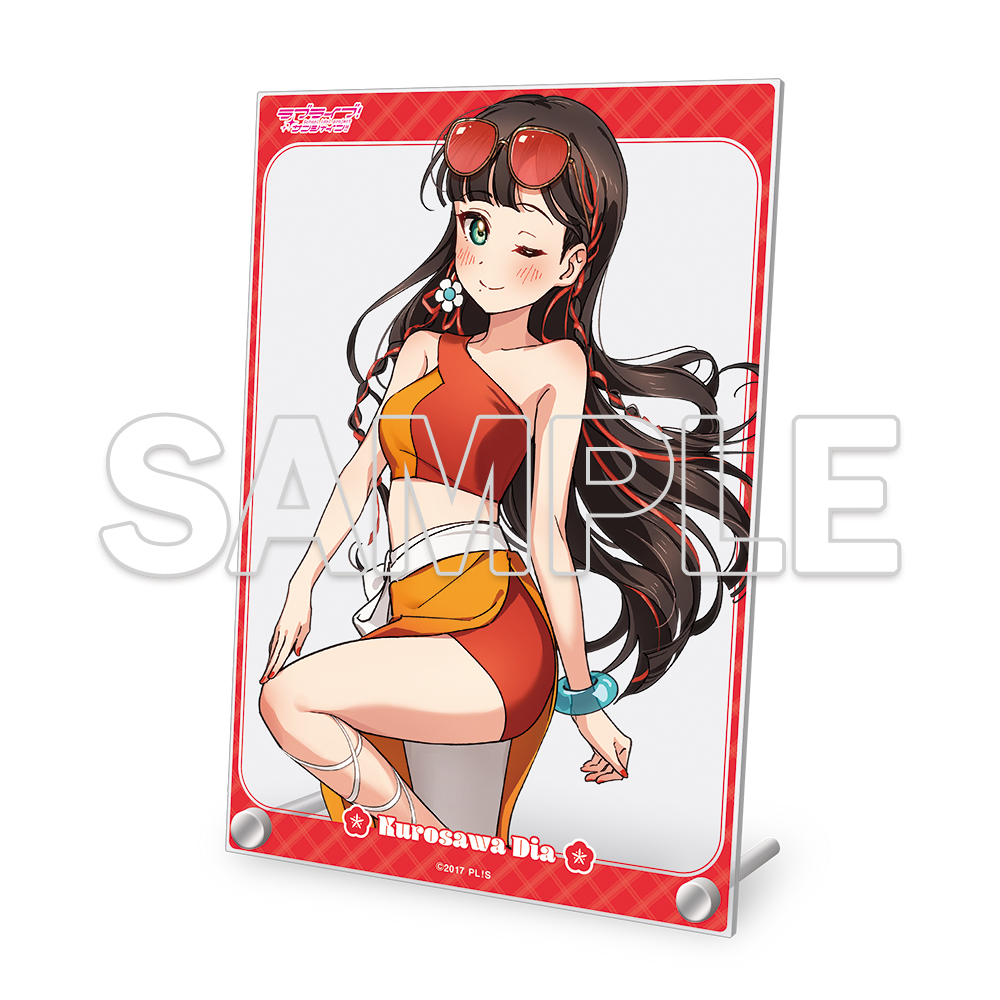 『ラブライブ！サンシャイン!!』A5アクリルパネル Aqours 黒澤ダイヤ