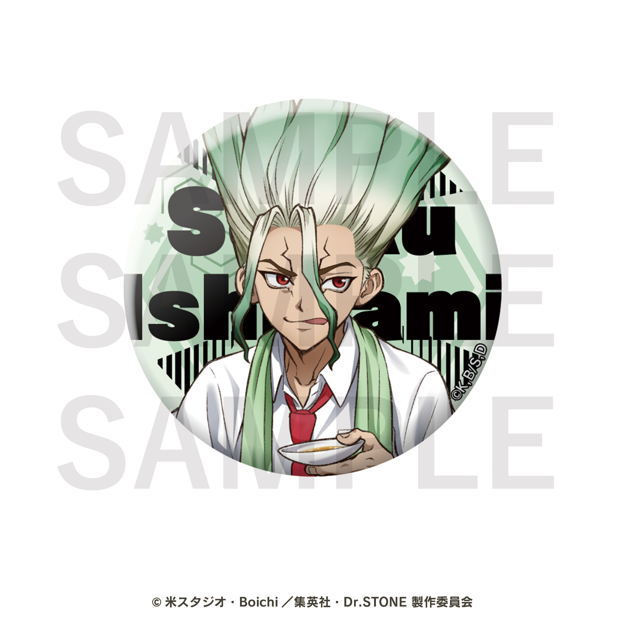Dr.STONE　トレーディング缶バッジ　全10種BOX