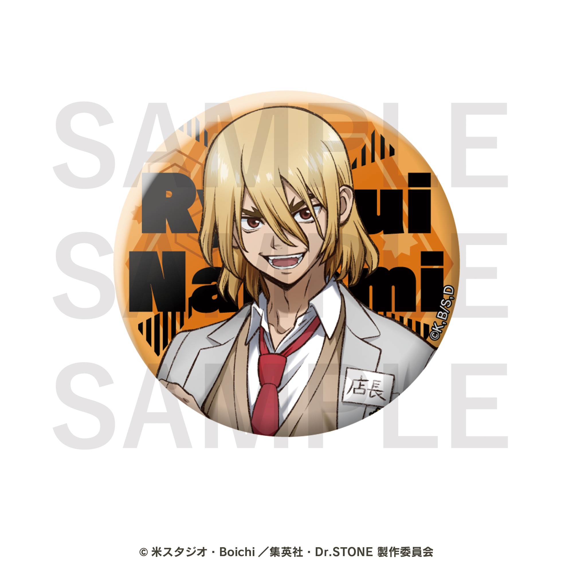 Dr.STONE　トレーディング缶バッジ　全10種BOX