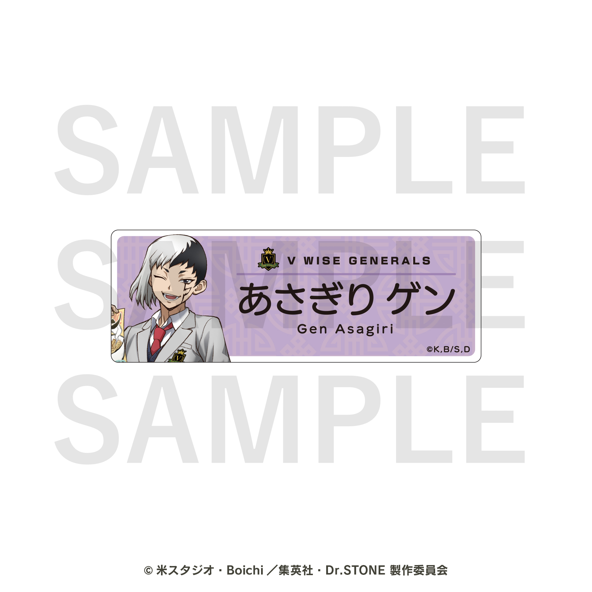 Dr.STONE　トレーディングネームプレート　全5種BOX