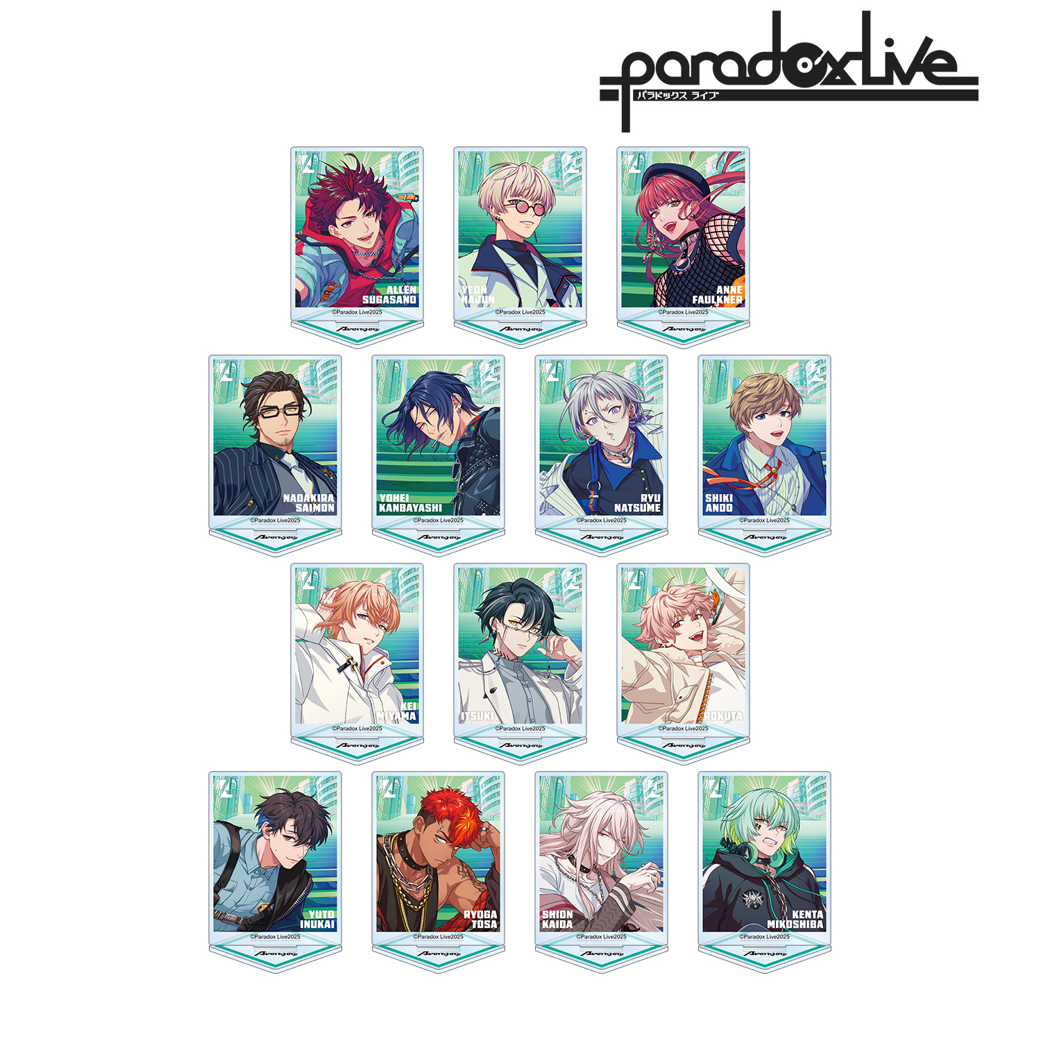 Paradox Live Battle of Unity トレーディングアクリルスタンド ver.A BOX