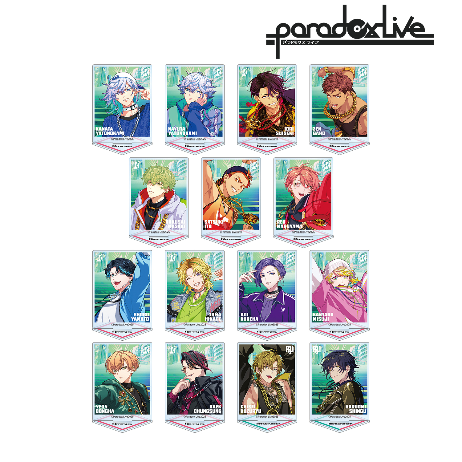 Paradox Live Battle of Unity トレーディングアクリルスタンド ver.B BOX