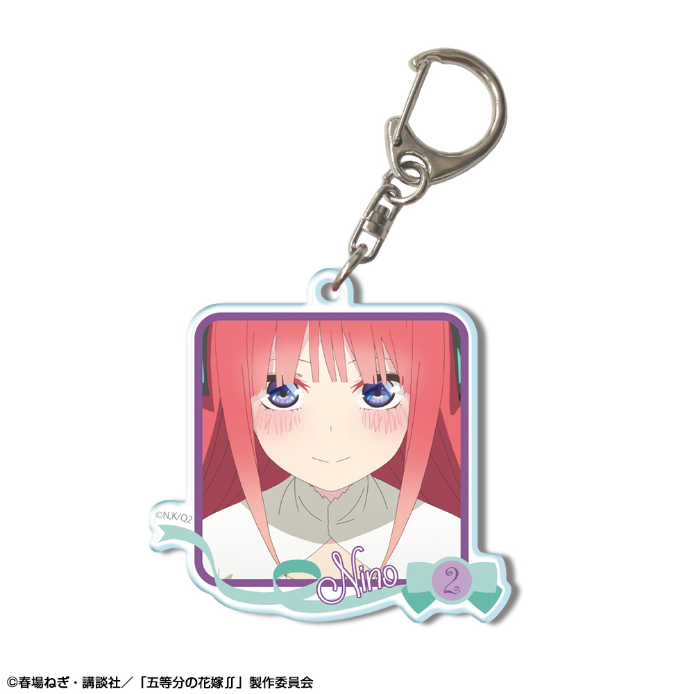 「五等分の花嫁∬」 アクリルキーホルダー デザイン04(中野二乃/A)