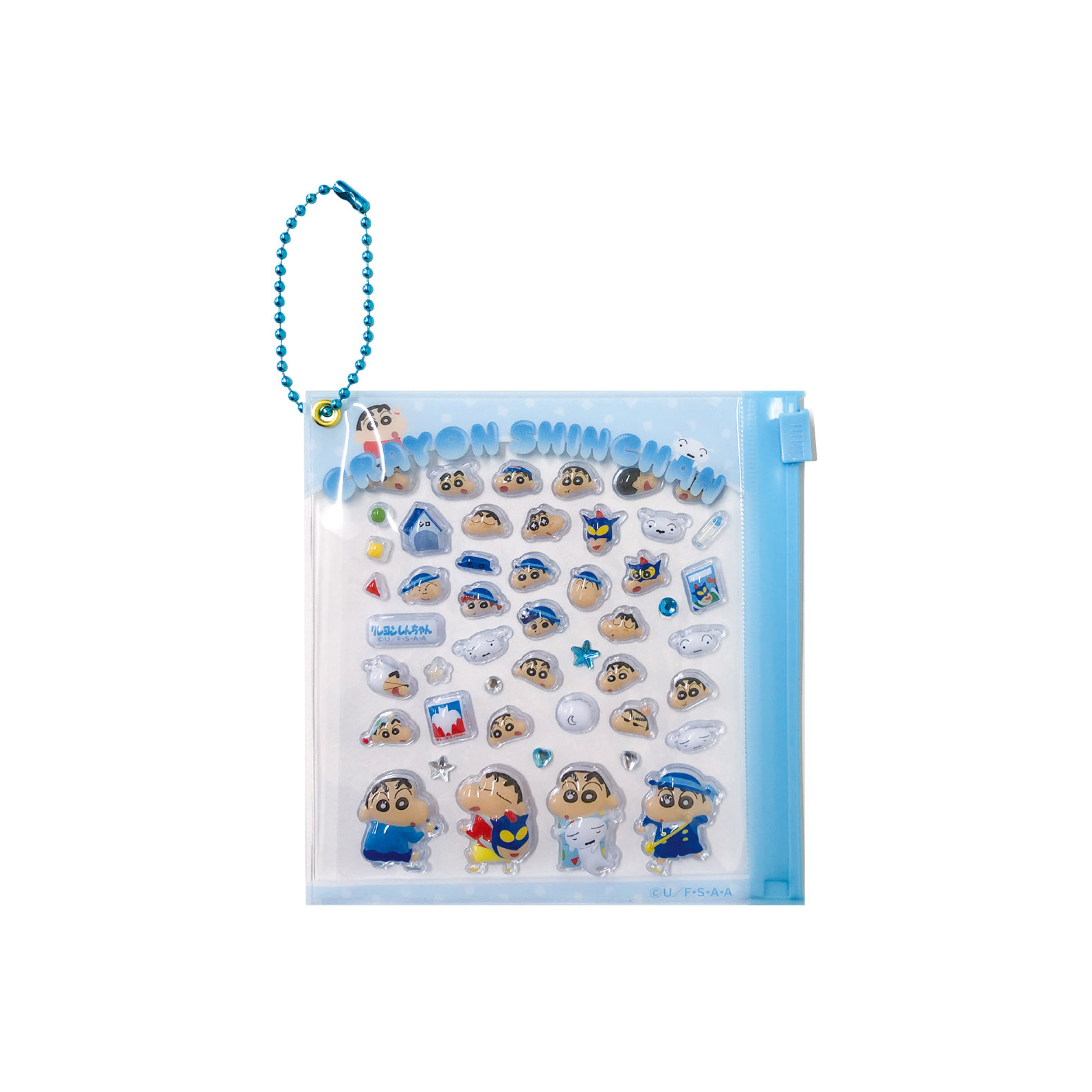 クレヨンしんちゃん ミニデコパーツ ブルー