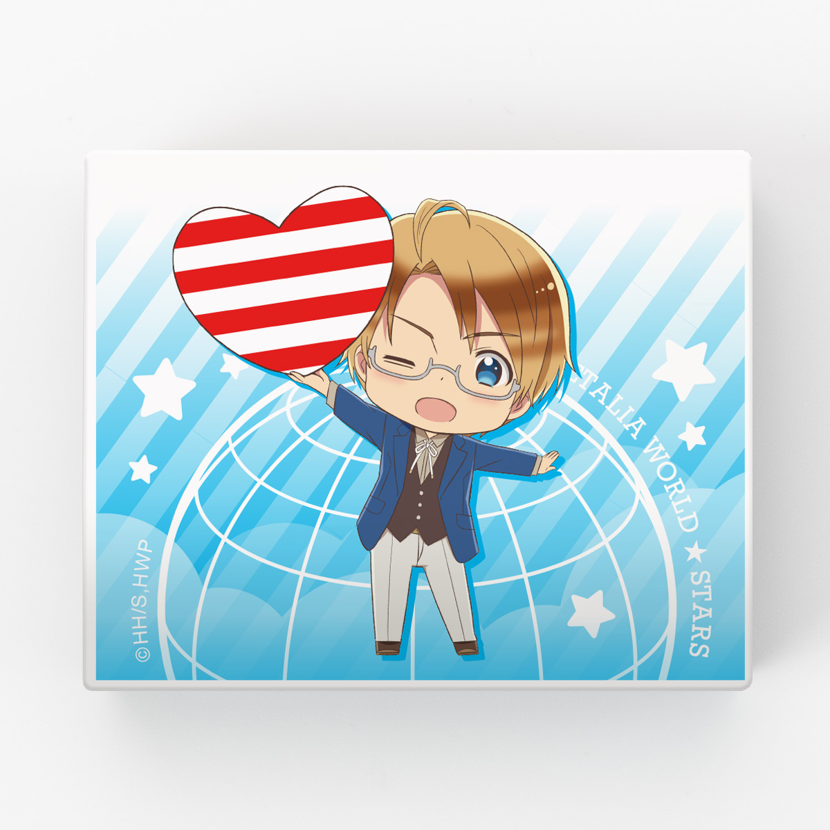 ヘタリア World★Stars アイパレットBK×WT アメリカSD